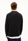 ARMEDANGELS Kiaano tweed jumper black oatmilk tweed men