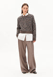 ARMEDANGELS Diliriaa leopaa jumper walnut cream women
