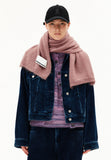 ARMEDANGELS Yukinaa solid scarf light berry unisex