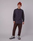 BRAVA Pixel regular shirt 3054 navy men