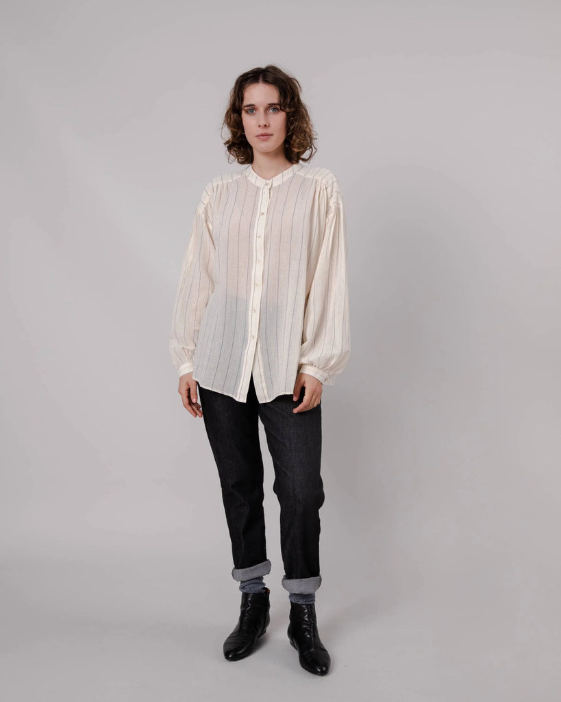 BRAVA Stripes Boho shirt 3111 ecru women