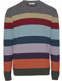 KCA Field multi striped knit 80606 Forrest night 1090 men