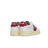 VEJA V-90 O.T. leather extra white marsala women