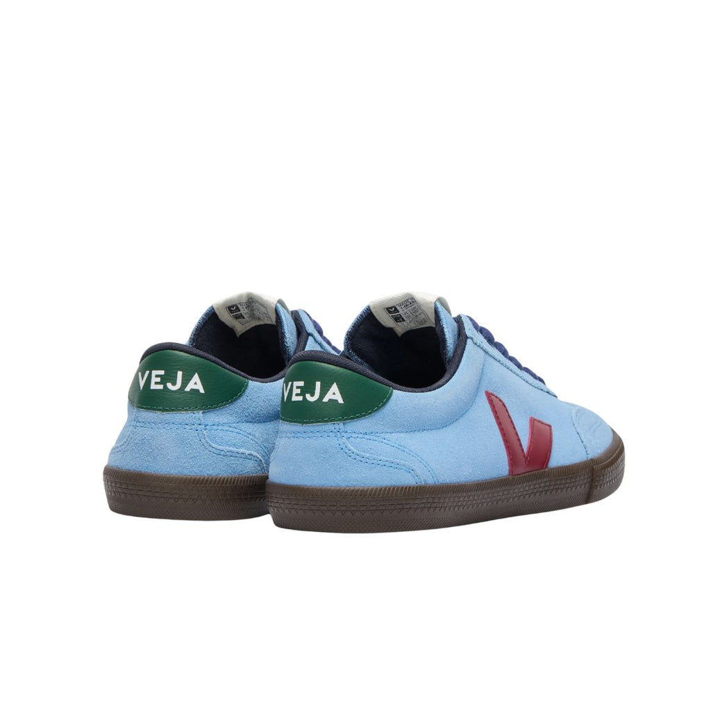 VEJA Volley suede aqua marsala eagle women