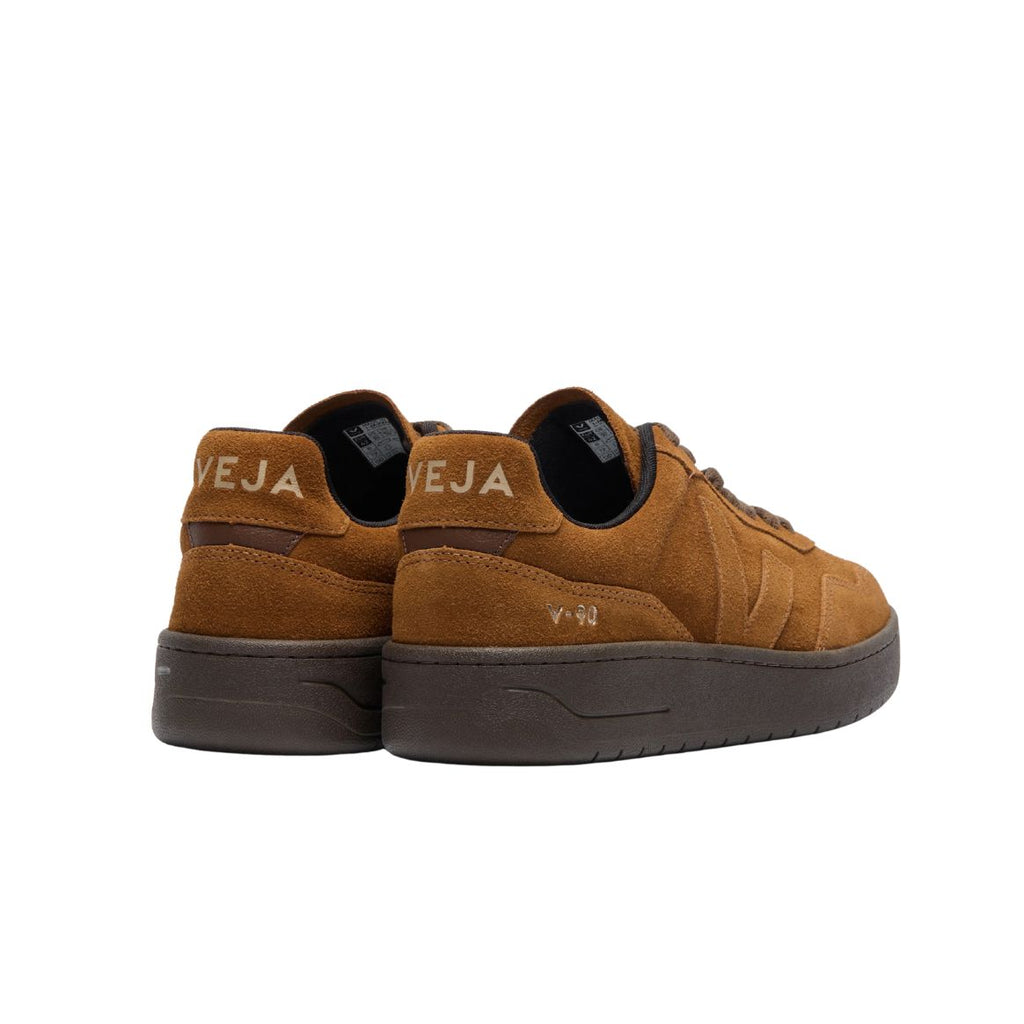 VEJA V-90 suede full cognac eagle men