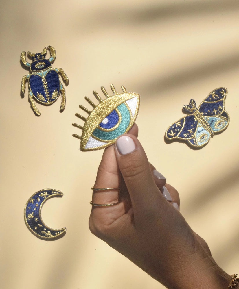 MALICIEUSE Gold eye patch