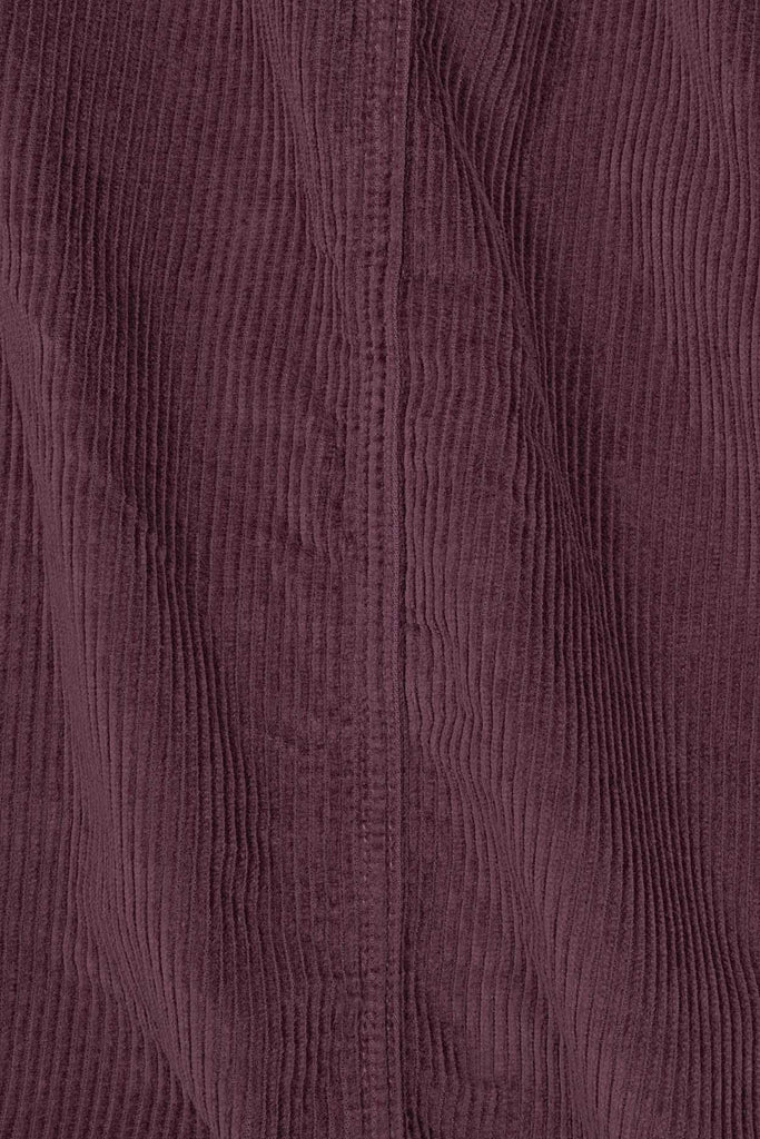 KINGS OF INDIGO Ota corduroy jacket mauve wine women