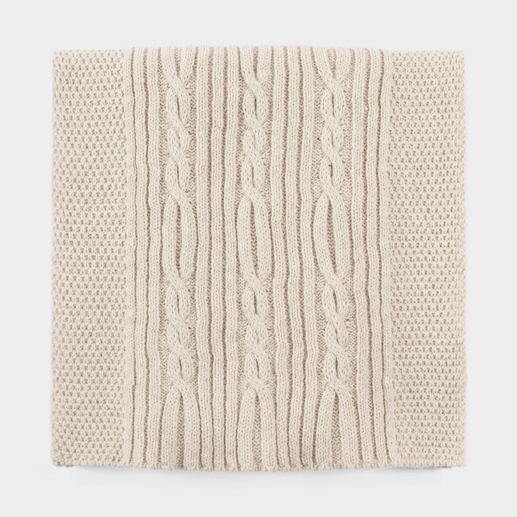 DEDICATED Backen scarf pearl white women