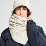 DEDICATED Backen scarf pearl white women