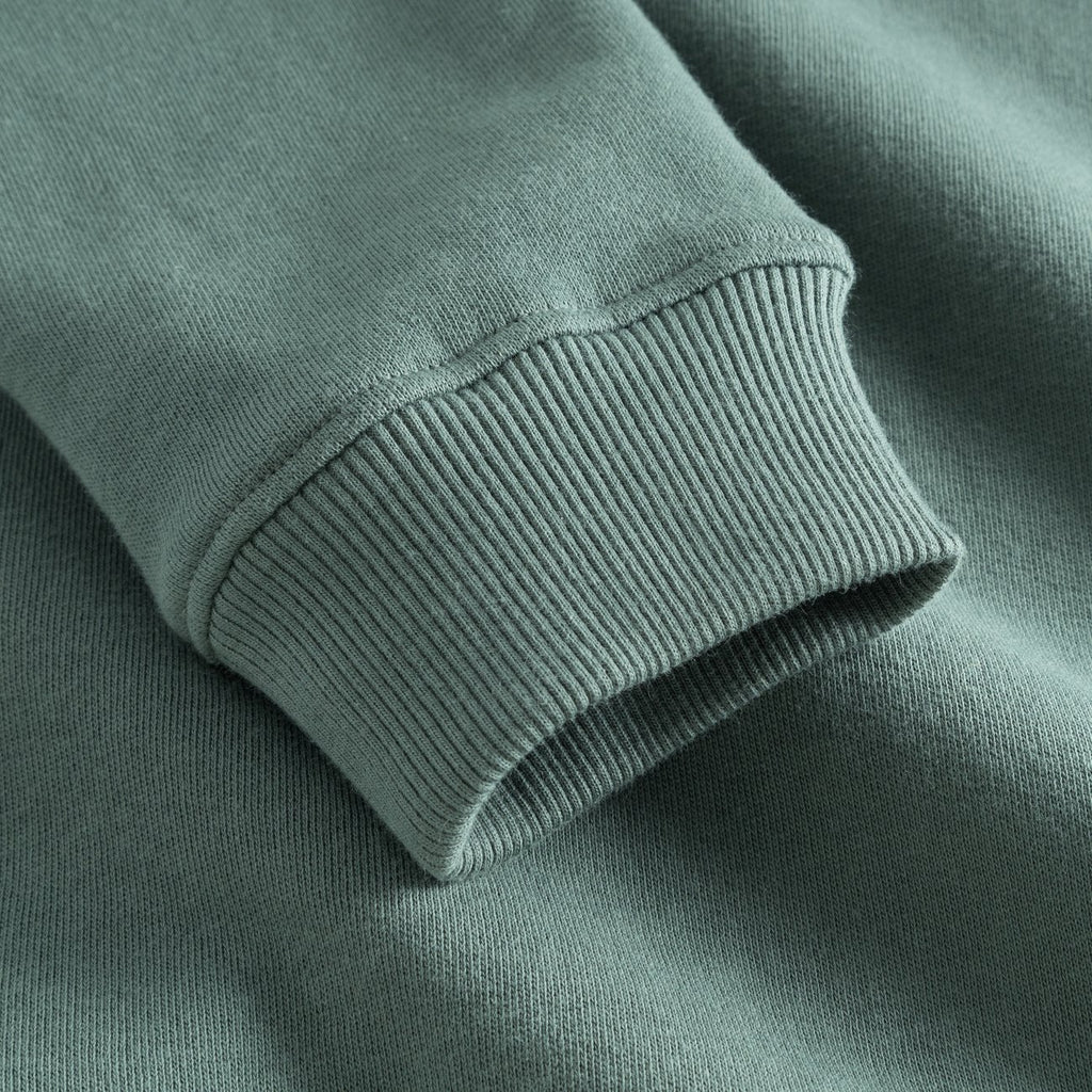 DEDICATED Ystad base sweatshirt forest green women