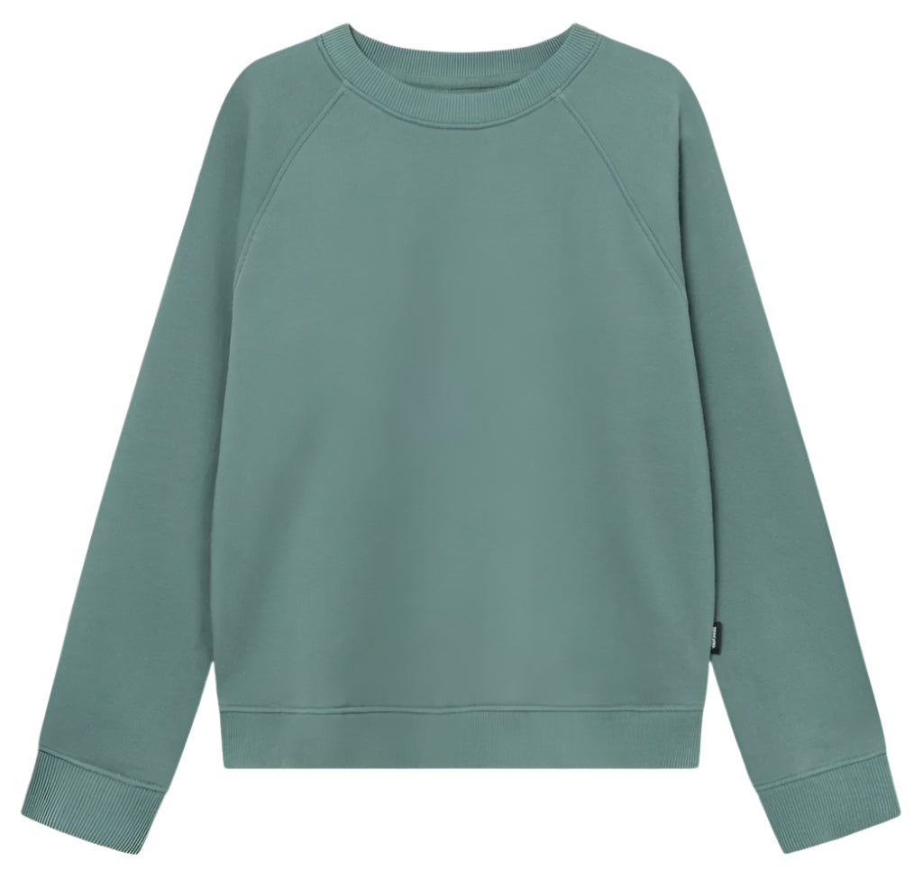 DEDICATED Ystad base sweatshirt forest green women