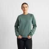 DEDICATED Ystad base sweatshirt forest green women
