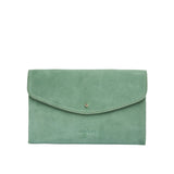 ANN KURZ Cute clutch suede menta women