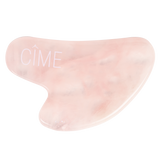 CÎME Self care massage set: wild rose serum & rose quartz gua sha