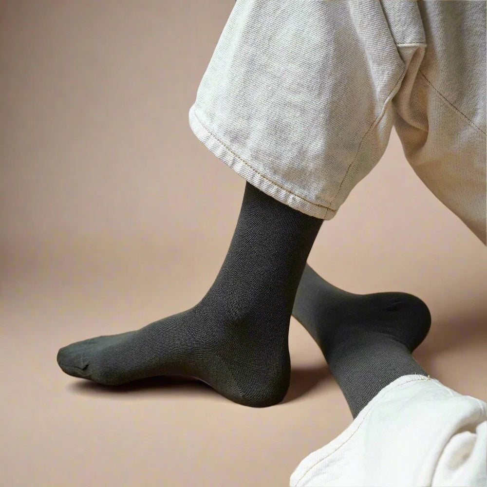 KLUE Organic cotton socks khaki unisex