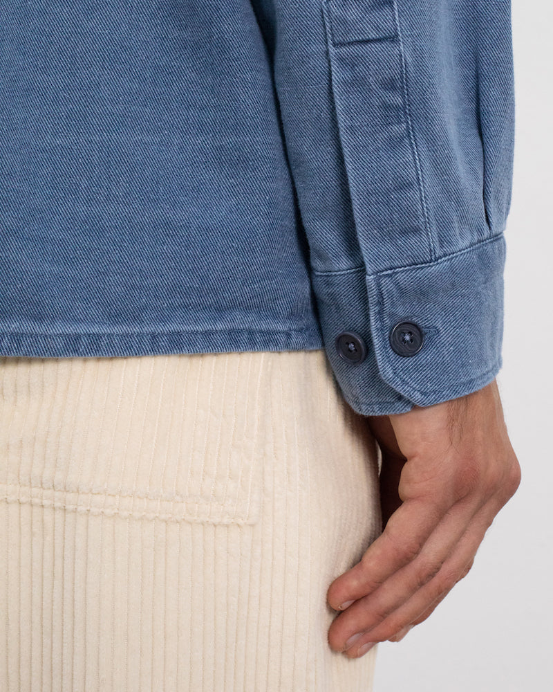 ROTHOLZ Casual denim shirt washed denim men