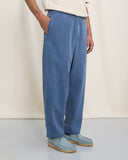 ROTHOLZ Wide denim trousers washed denim men