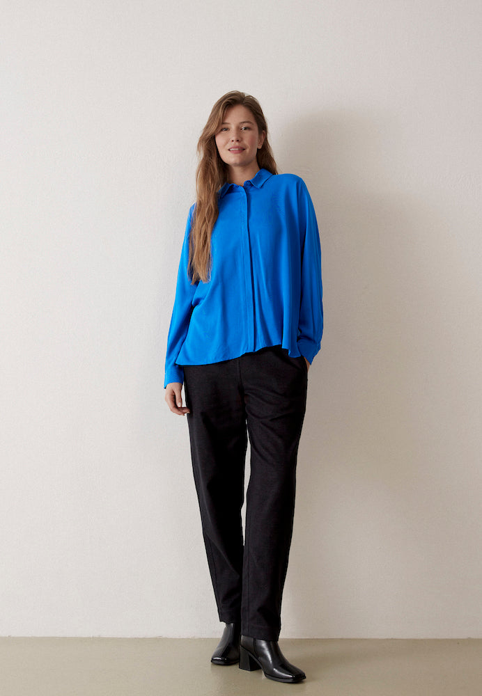 GIVN BERLIN Iva shirt electric blue women