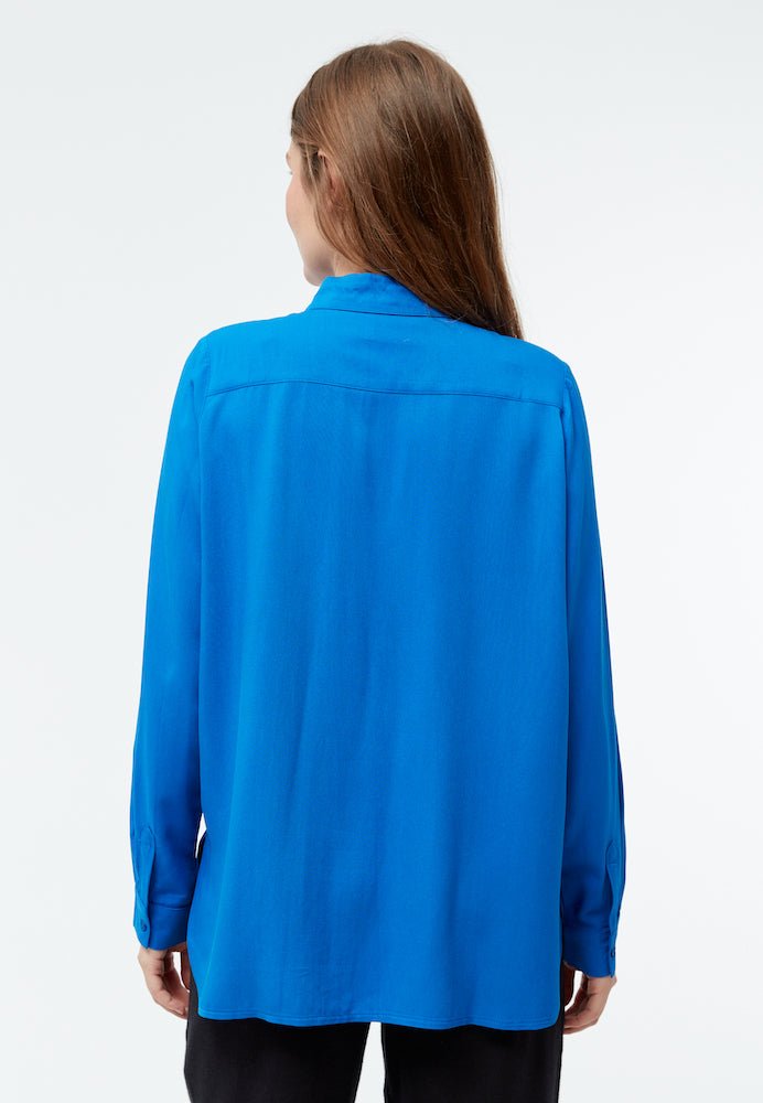 GIVN BERLIN Iva shirt electric blue women