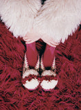 GIVE A PON Kokkino krasi slippers