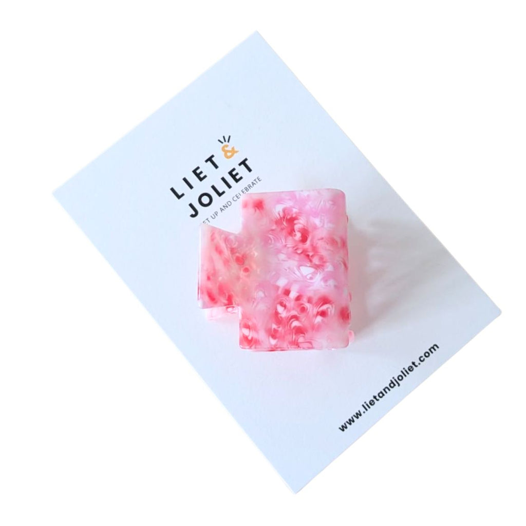 LIET & JOLIET Hair clip pink J25348MIX12