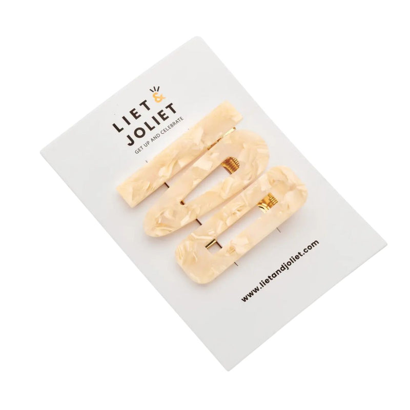 LIET & JOLIET Lucia hair pin set beige J25351MIX02