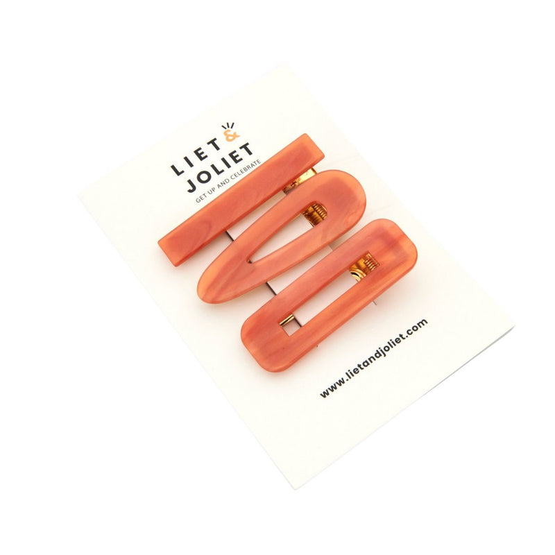 LIET & JOLIET Lucia hair pin set orange peach J25196MIX09