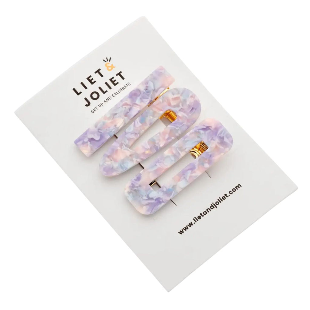 LIET & JOLIET Lucia hair pin set purple J25351MIX04