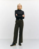 ROTHOLZ Heavy ribbed longsleeve top true black women