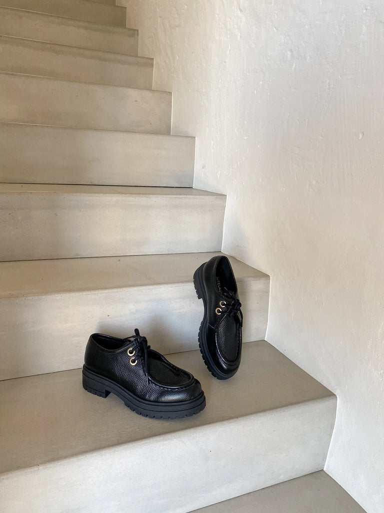 JUTELAUNE Chunky shoes black women