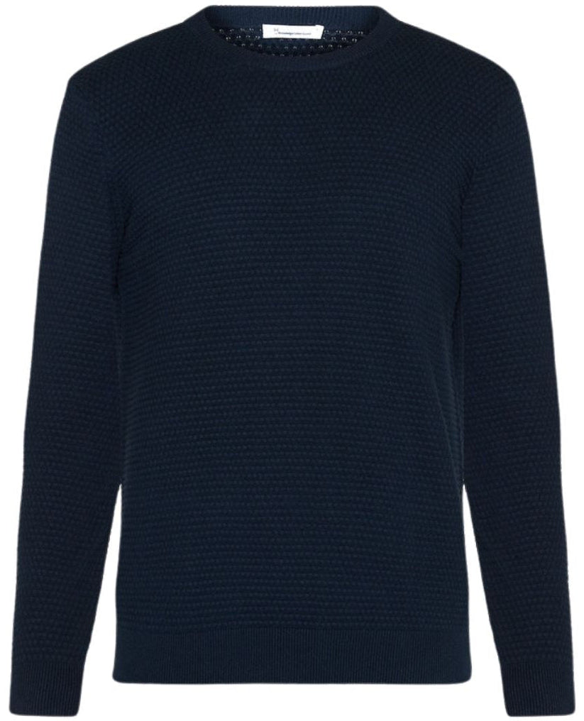 KCA 1080067 Vagn regular crew neck jumper 1001 total eclipse men