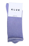 KLUE Glitter lurex socks lilac women