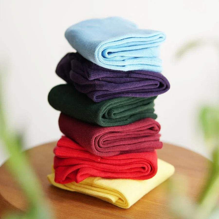 KLUE Organic cotton socks red unisex