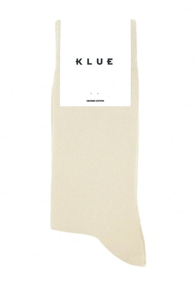 KLUE Organic cotton socks beige unisex