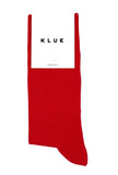 KLUE Organic cotton socks red unisex