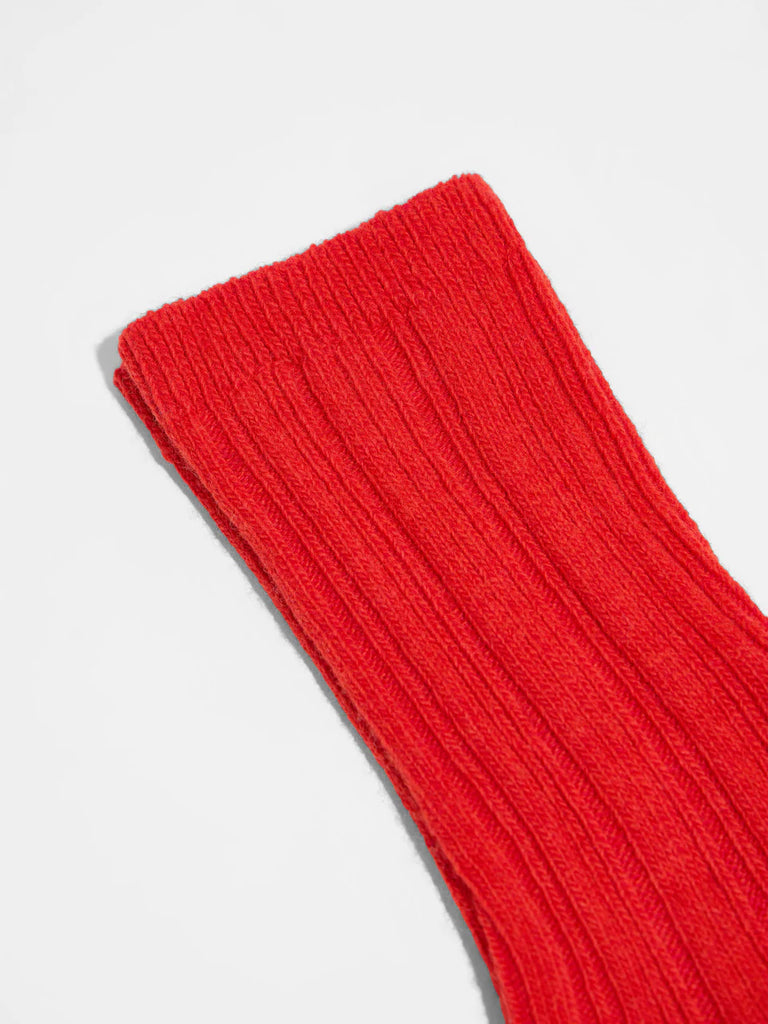 LANIUS 13761 Rib-knit socks 268 red alert women