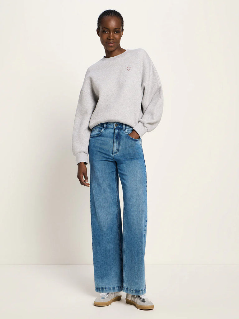 LANIUS 14007 Marlene jeans 577 mid blue denim women