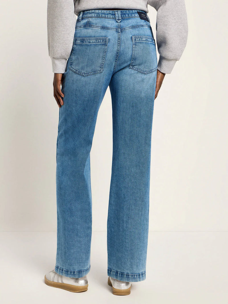 LANIUS 14007 Marlene jeans 577 mid blue denim women