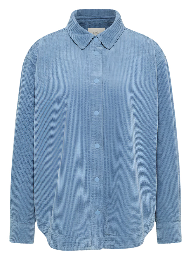 LANIUS 14386 Corduroy blouse 535 vintage blue women