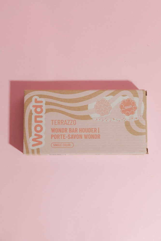 WONDR Terazzo bar holder orange