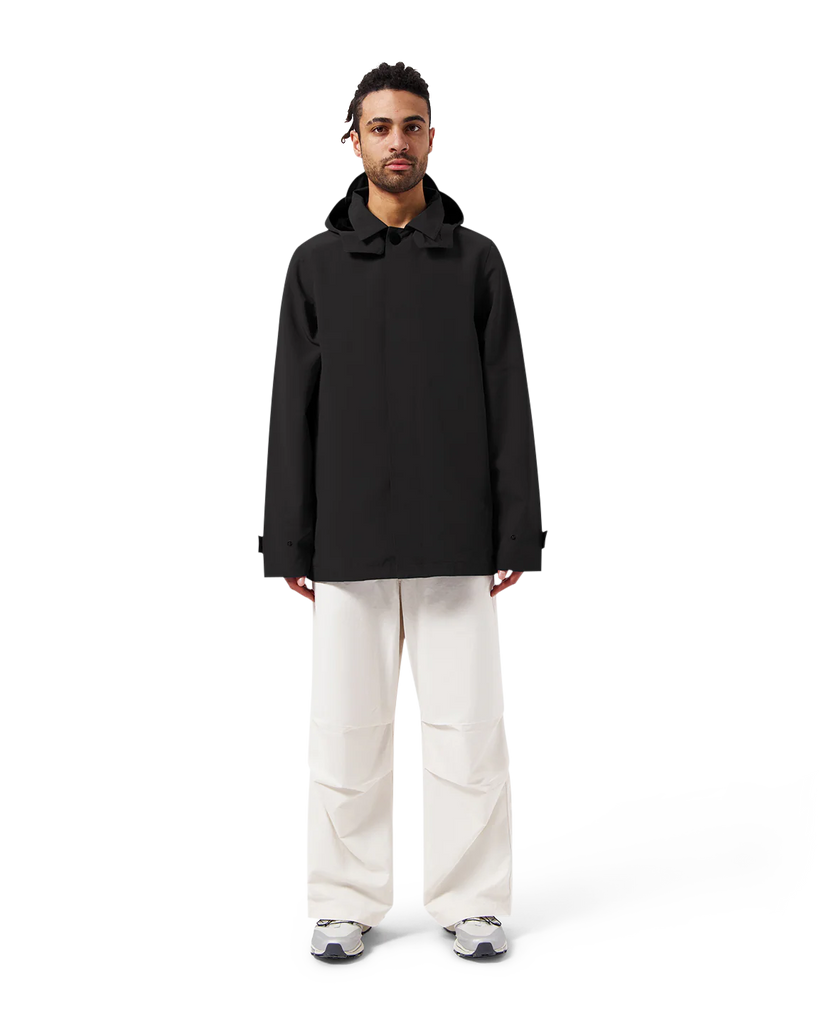 MAIUM Mac short raincoat black unisex