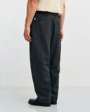ROTHOLZ Pleated wide trousers herringbone grey men