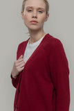 RIFO Tosca cardigan red vinaccia women