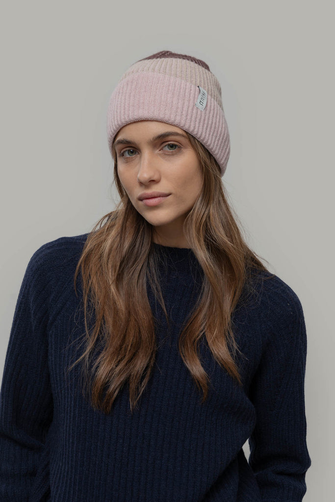 RIFO Vanda beanie rosa peonia unisex