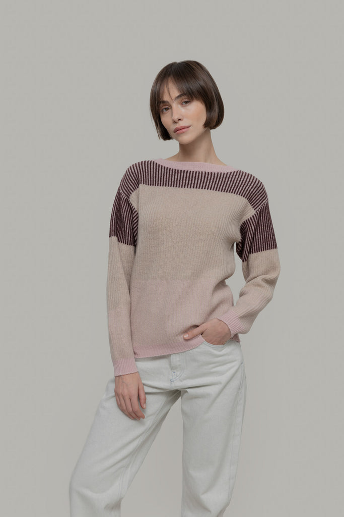 RIFO Miriam jumper rosa peonia women