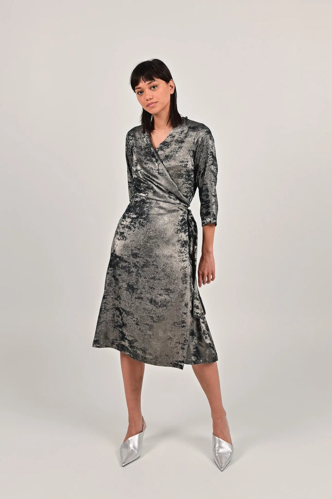 FAM THE LABEL Sanna dress soft green women