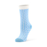 WOLVIS Bauhaus socks aquazul women