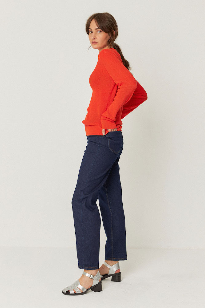 SKFK Iradi jumper R4 red tile women