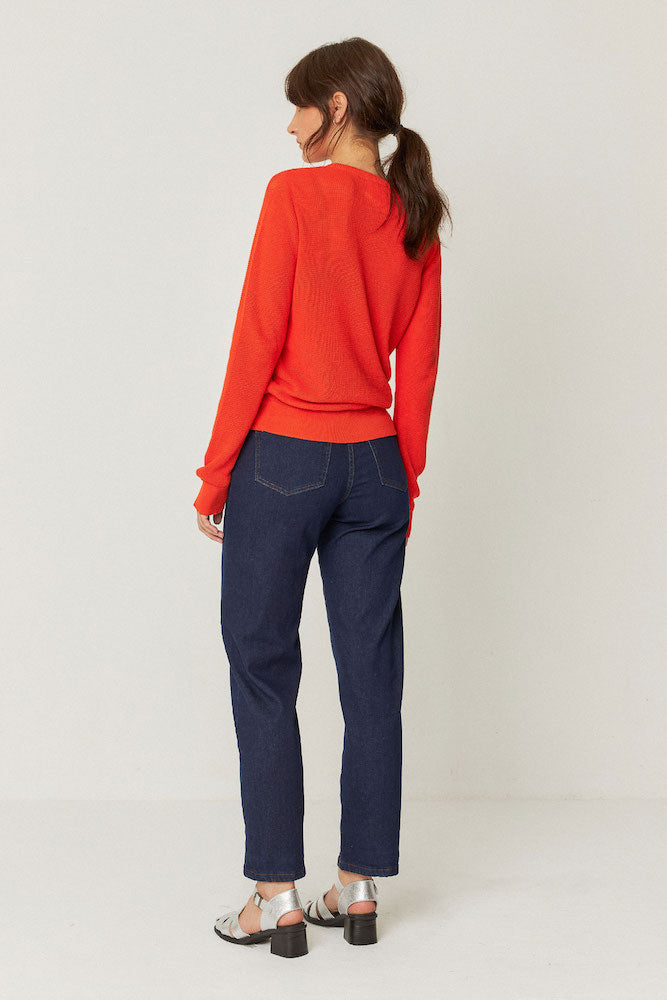 SKFK Iradi jumper R4 red tile women