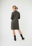 MELAWEAR Harleen basic fine knit dress green blend women